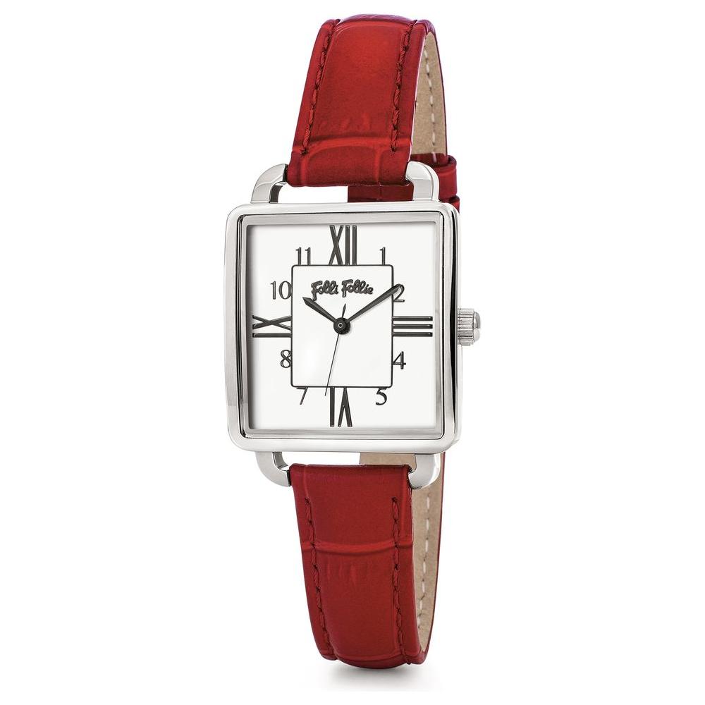 Folli Follie Red Leather Watch Folli Follie