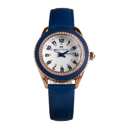 Folli Follie Blue Leather Watch Folli Follie