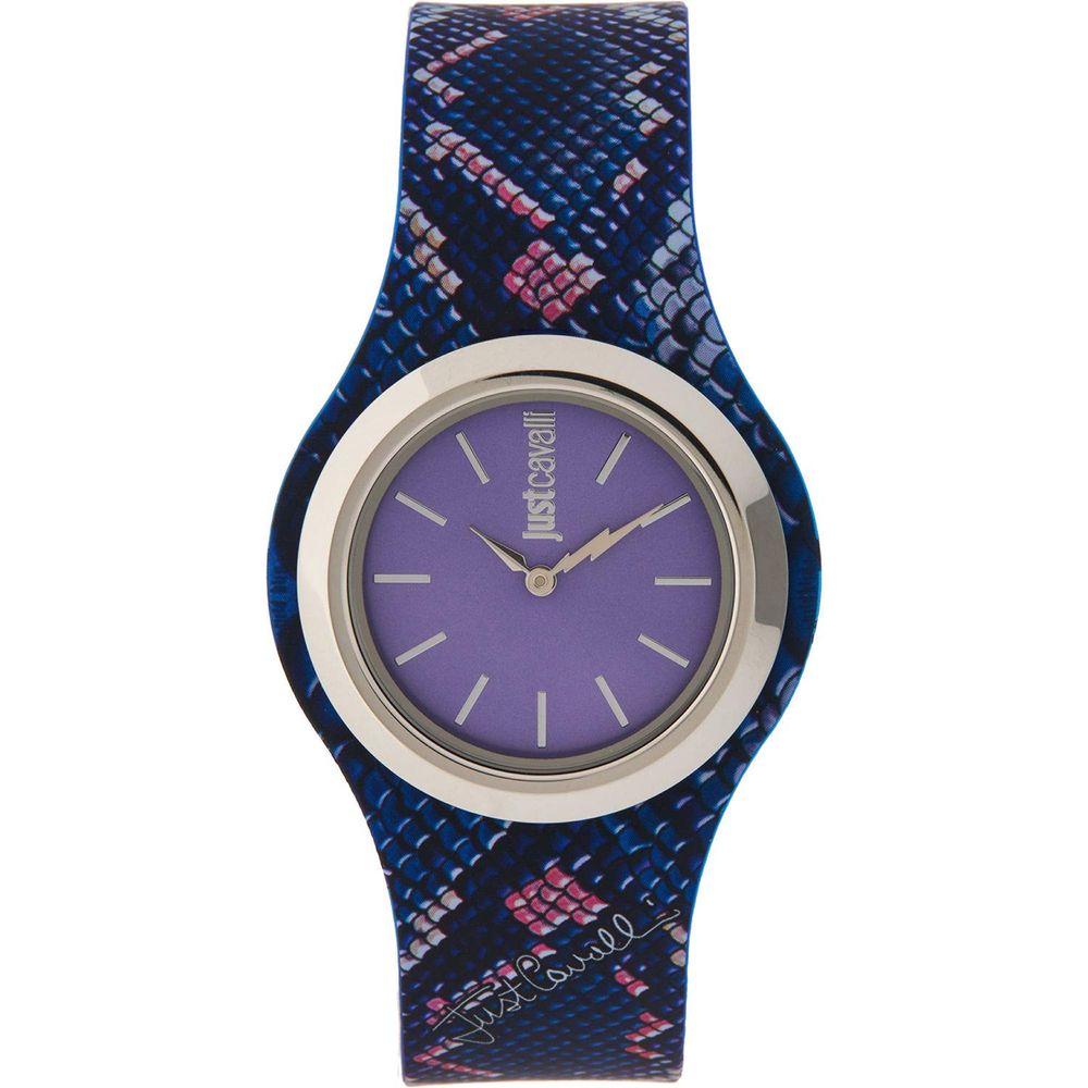 Just Cavalli Purple Silicone Watch Just Cavalli