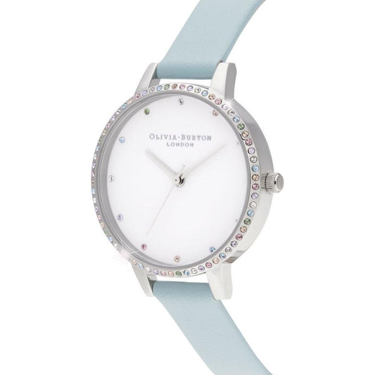 Olivia Burton Blue Synthetic Leather Watch Olivia Burton