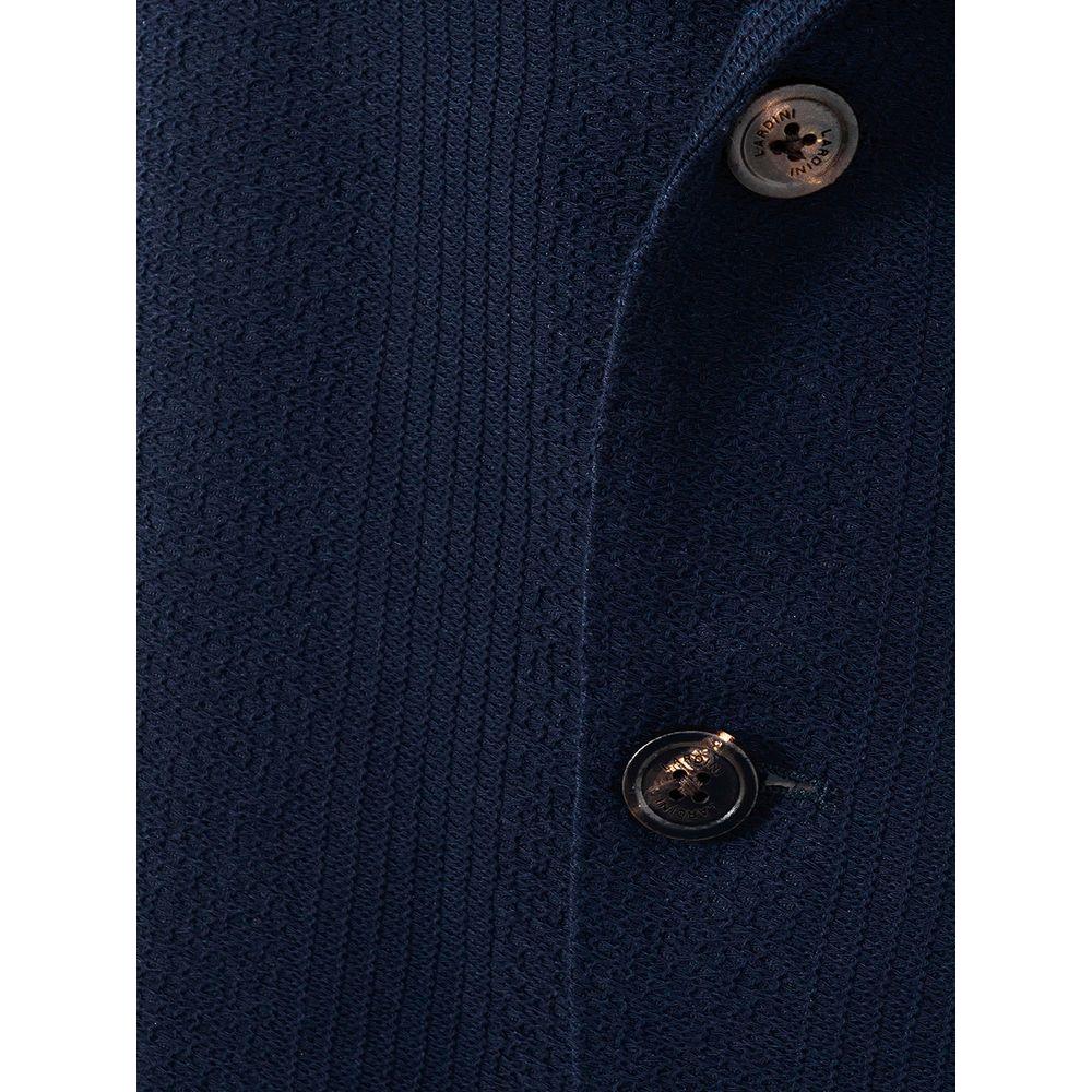 Lardini Blue Cotton Jacket Lardini