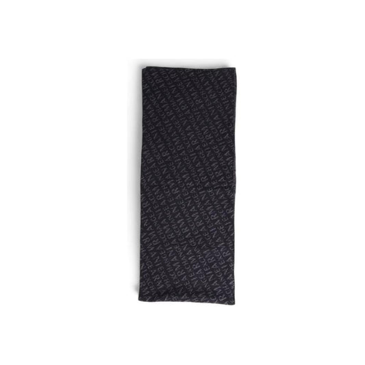 Armani Exchange Gray Polyamide Scarf Armani Exchange