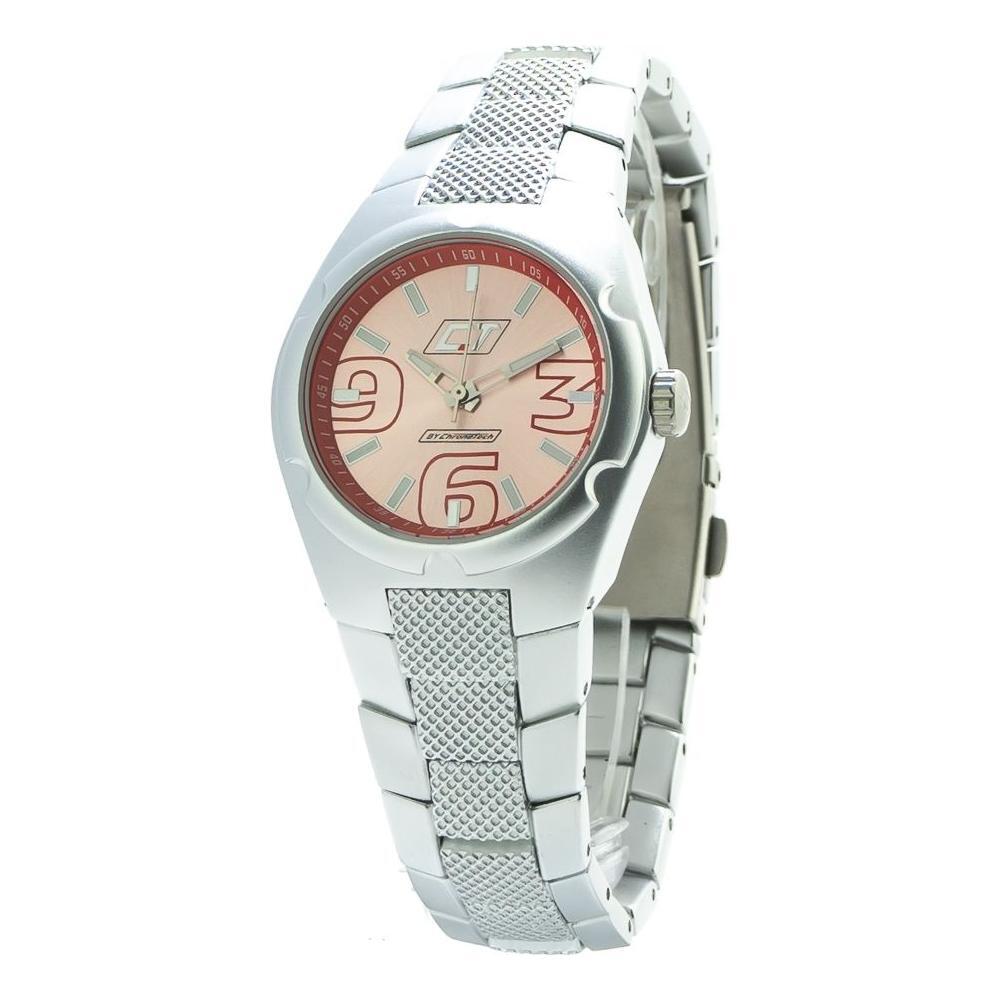 Chronotech Silver Polycarbonate Bracelet Watch