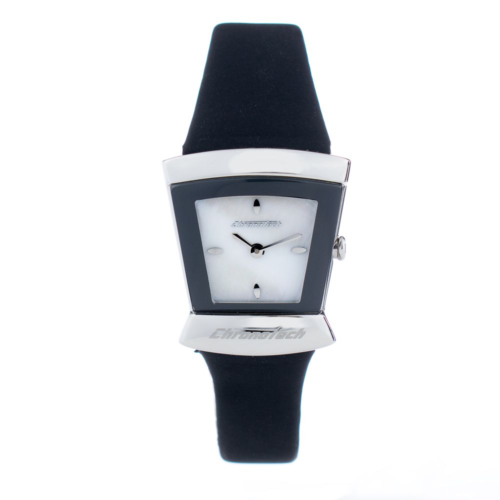 Chronotech Blue Leather Dress Watch