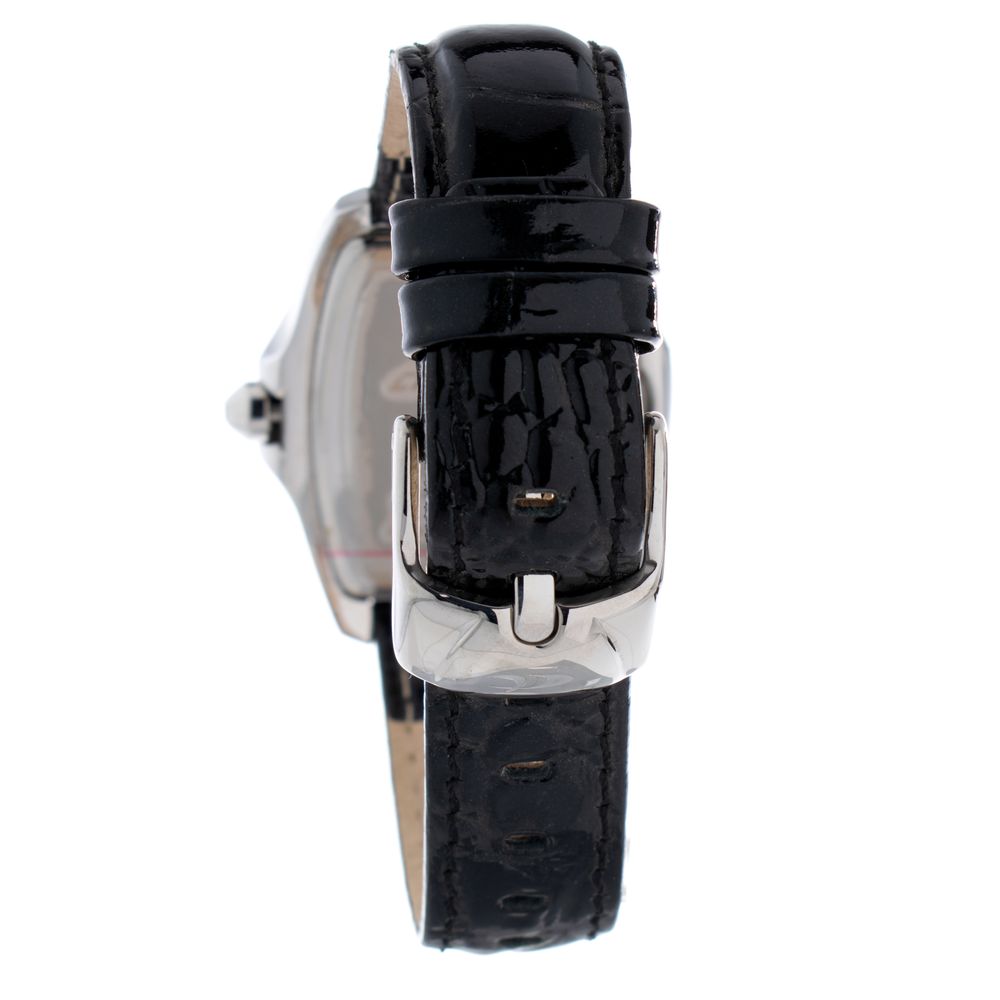 Chronotech Black Leather Dress Watch