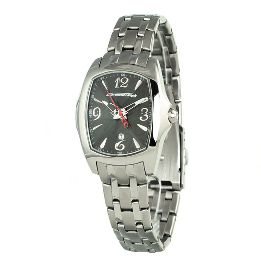 Chronotech Silver Stainless Steel Dress Watch