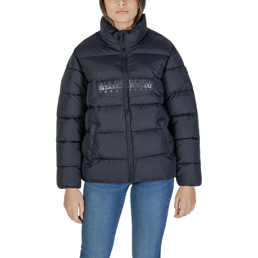 Napapijri Black Polyester Jackets & Coat