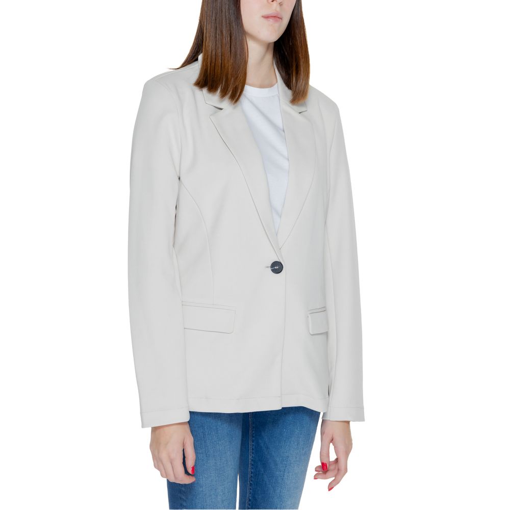 Only Beige Polyester Blazer