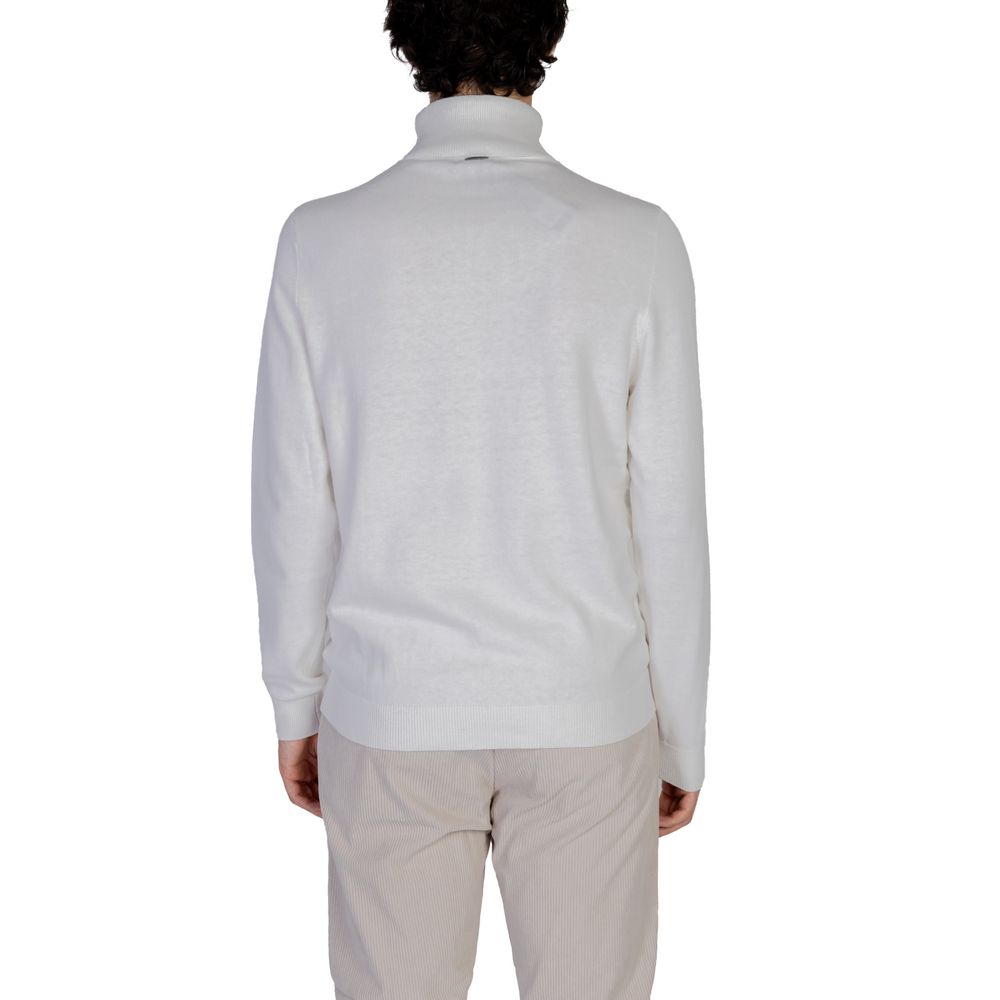 Antony Morato White Cotton Turtleneck