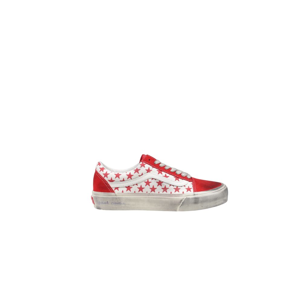 Vans Red Suede Leather Low Top Sneakers Vans