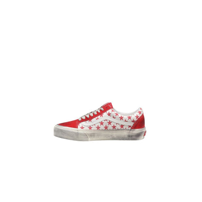 Vans Red Suede Leather Low Top Sneakers Vans