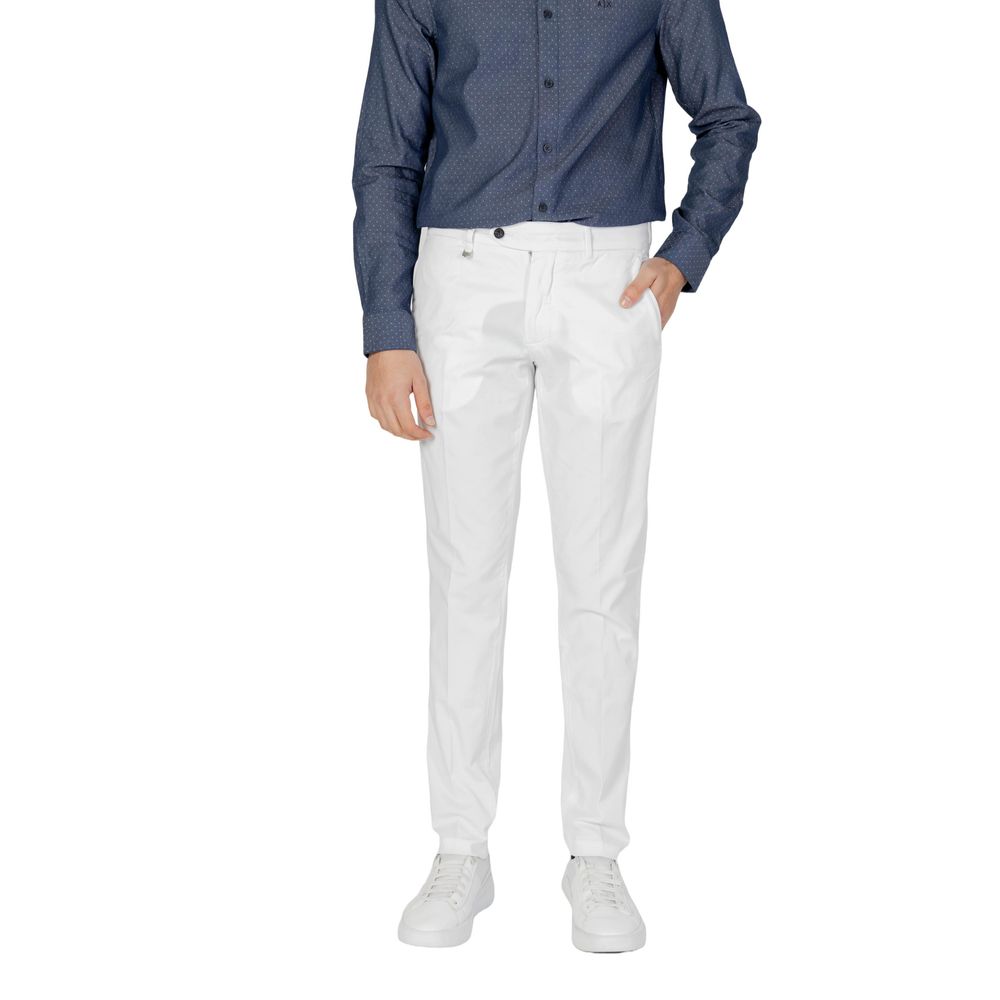 Antony Morato Cream Cotton Skinny Pants