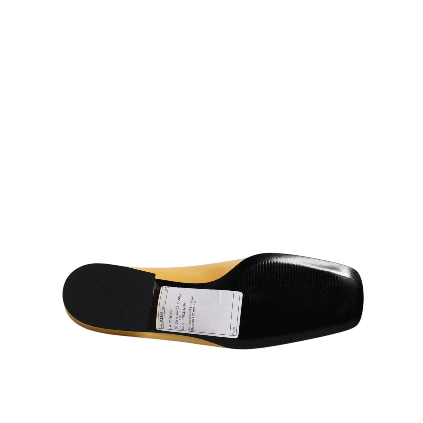 Dolce & Gabbana Yellow Leather Logo Plaque Slip On Mocassin Shoes