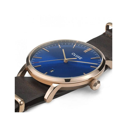 Cluse Brown Leather Dress Watch 1728,67434610848,Accessories,Brown,Cluse,Dress Watches - Watches - Accessories,New with tags,Watches - Accessories,Women