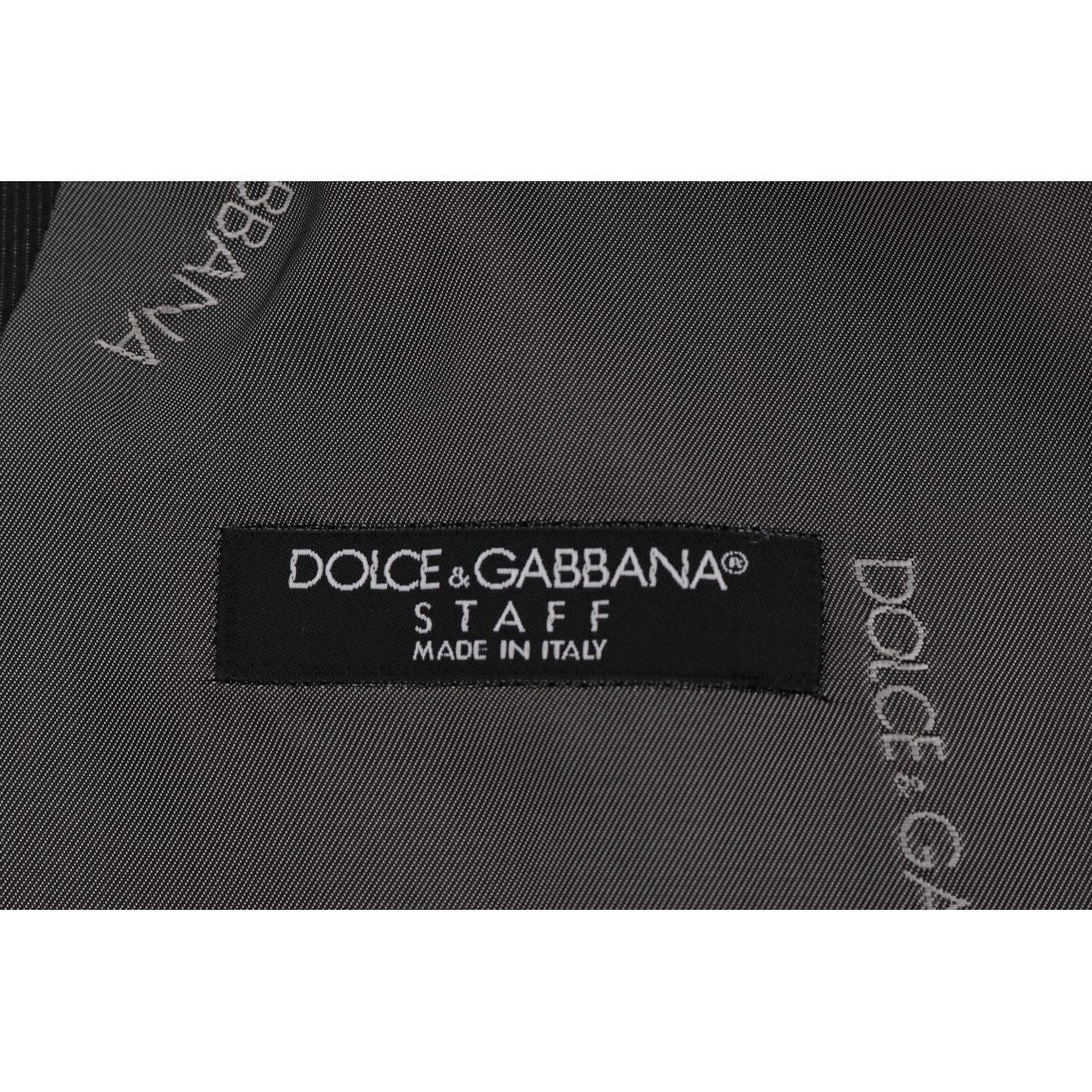 Dolce & Gabbana Elegant Gray Waistcoat Vest Dolce & Gabbana