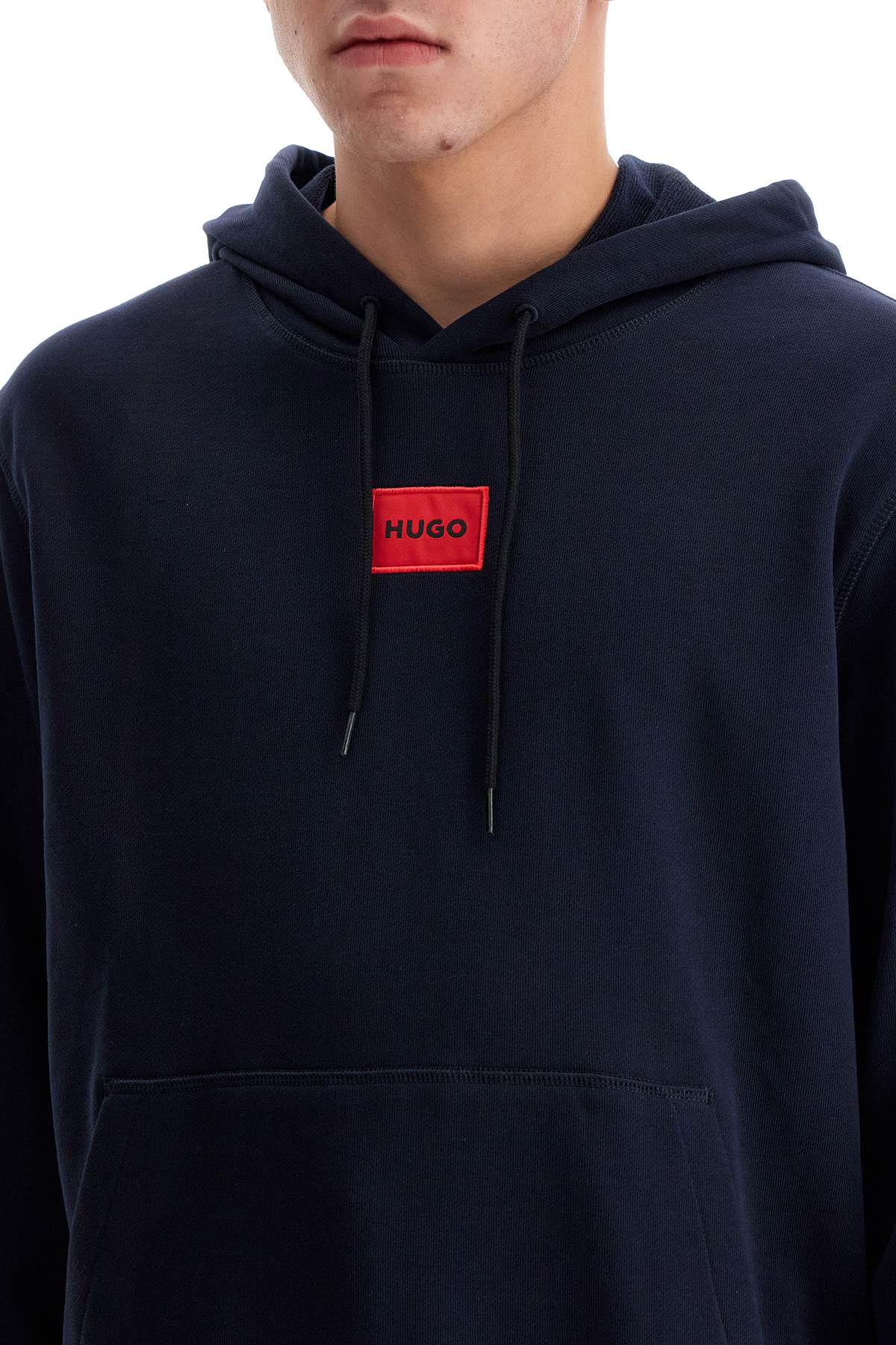 Hugo logo patch hoodie Topwear Hugo