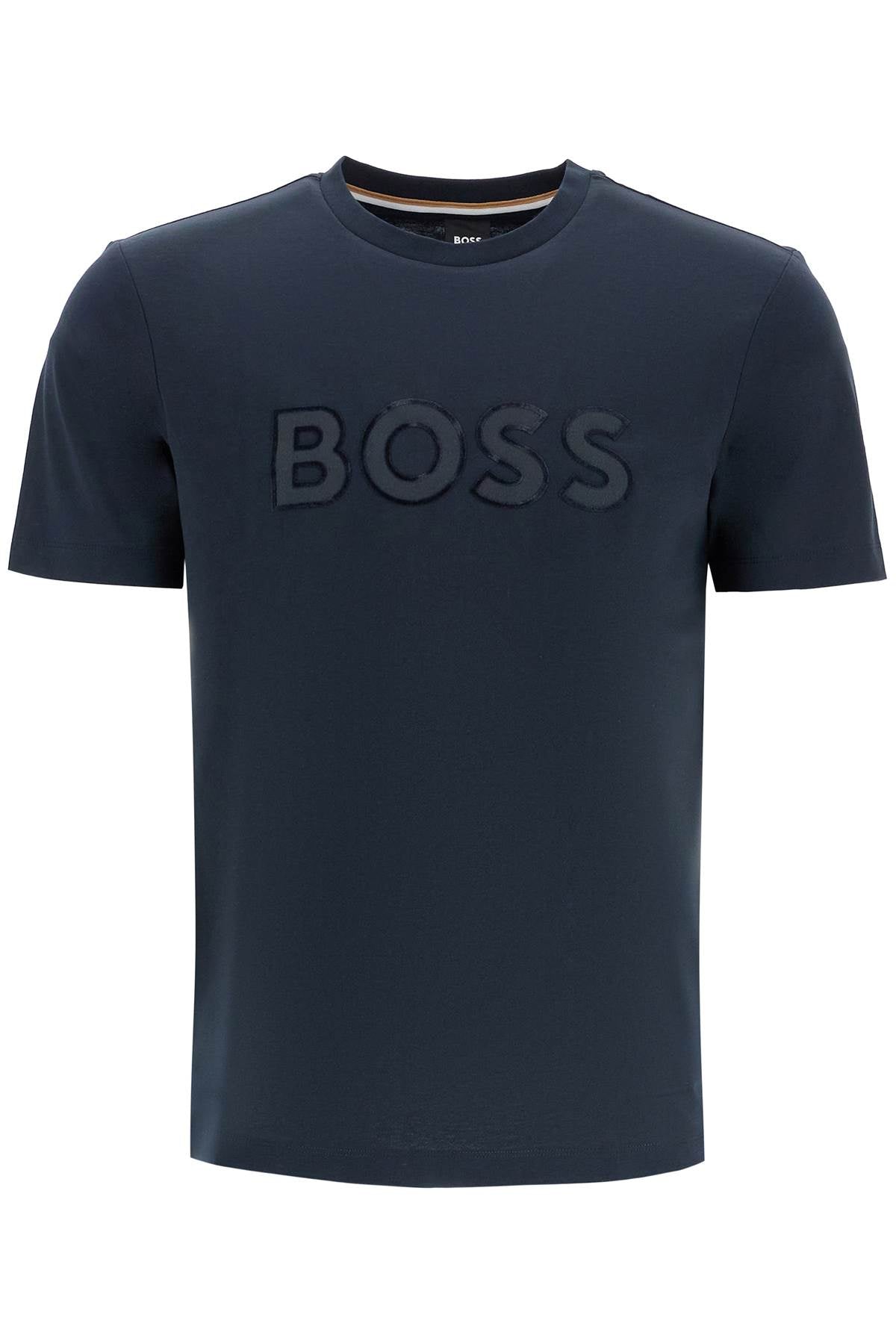 Boss t-shirt with patch logo design Topwear Boss