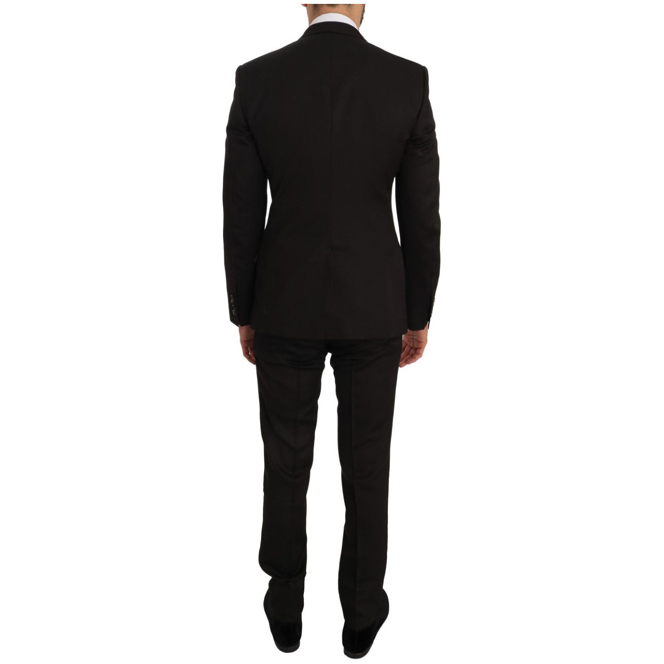 Dolce & Gabbana Elegant Brown Jacquard Martini Suit Suit Dolce & Gabbana