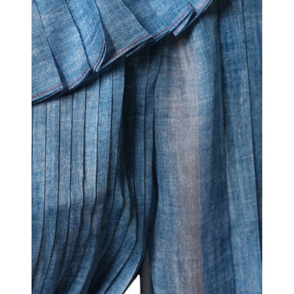 Philosophy Blue Layered Long Sleeve Dress Philosophy