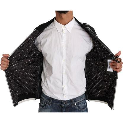 Dolce & Gabbana Black DD58 SG62 Sequined Beaded Jacket