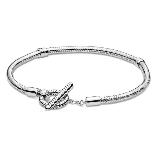 PANDORA JEWELS Mod. MOMENTS T-BAR SNAKE CHAIN - Size 20 ***SPECIAL PRICE**** DESIGNER FASHION JEWELLERY PANDORA