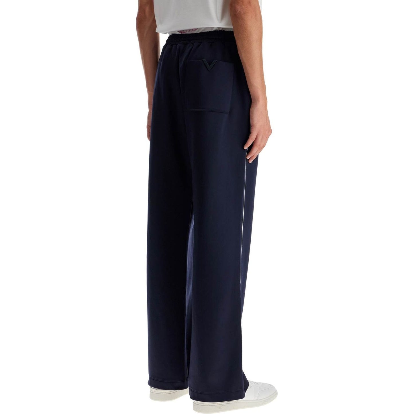 Valentino Garavani jogger pants with metallic v detail Trousers Valentino Garavani