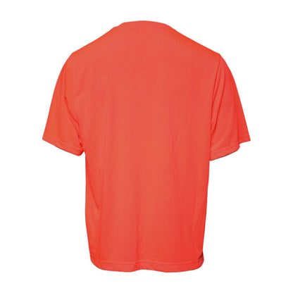 Dolce & Gabbana Orange Logo Polyester Crew Neck T-shirt