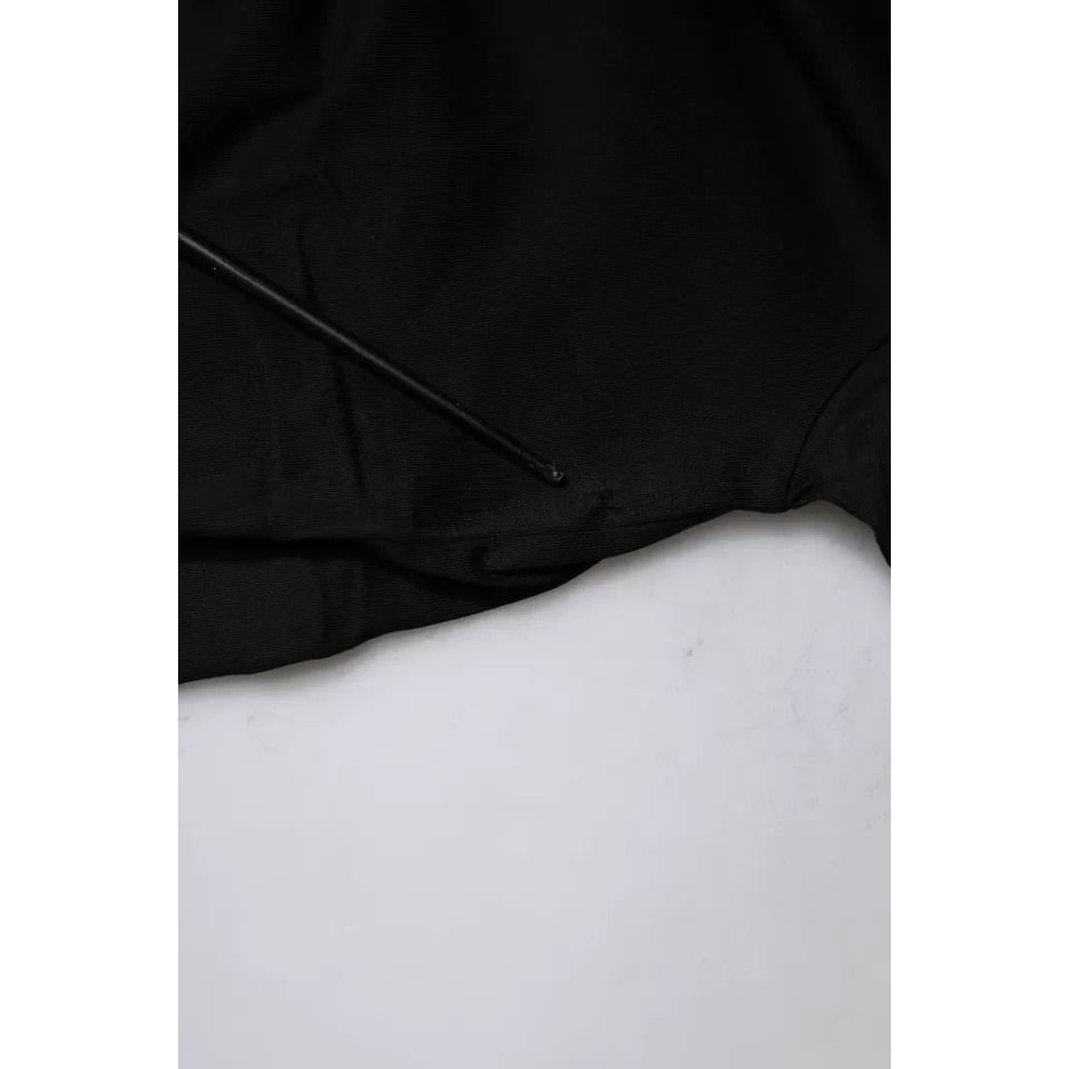 Balenciaga Black Cotton Logo Print Crew Neck Short Sleeves T-shirt Balenciaga