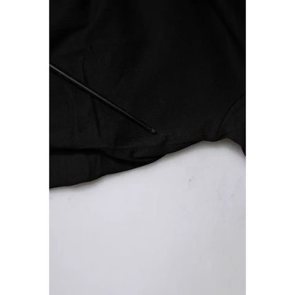 Balenciaga Black Cotton Logo Print Crew Neck Short Sleeves T-shirt Balenciaga