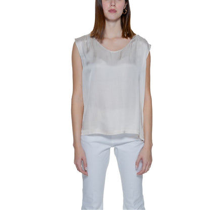 Street One Cream Viscose Blouse