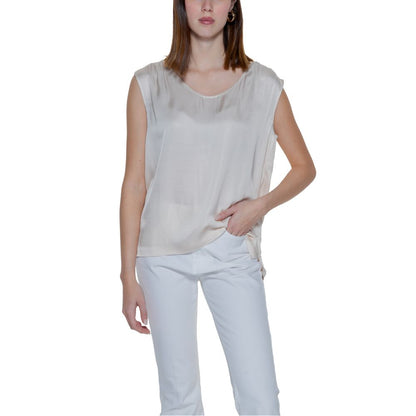 Street One Cream Viscose Blouse