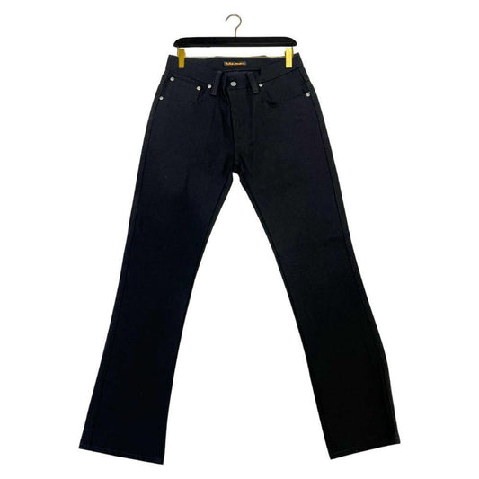 Nudie Jeans Black Cotton Men Jeans