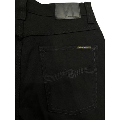 Nudie Jeans Black Cotton Men Jeans Nudie Jeans