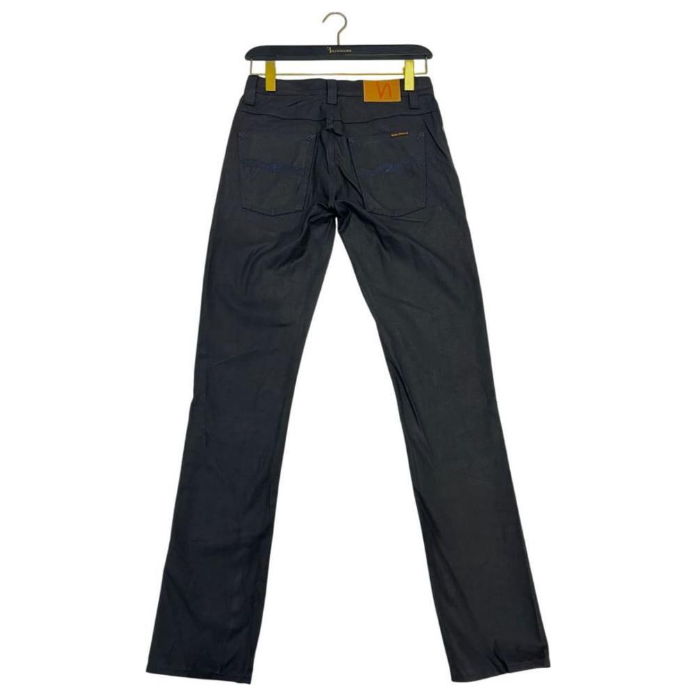Nudie Jeans Black Cotton Men Jeans Nudie Jeans