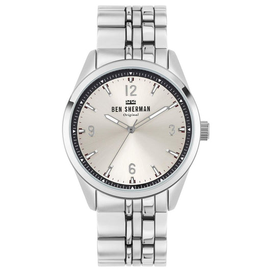 Ben Sherman Gray Stainless Steel Dress Watch