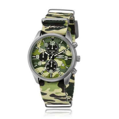 Bobroff Army Nylon Sport Watch 1728,67434610848,Accessories,Army,Bobroff,Men,New with tags,Sport Watches - Watches - Accessories,Watches - Accessories