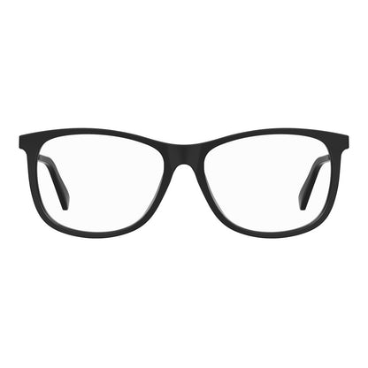 Love Moschino Black Acetate Glasses (Frames) Love Moschino
