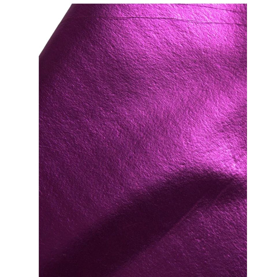 Dolce & Gabbana Pink Leopard Print Polyester Shift Midi Dress