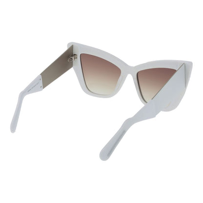 GCDS White Acetate Sunglasses