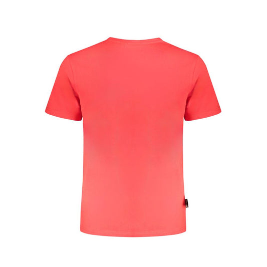 Napapijri Red Cotton T-Shirt Napapijri