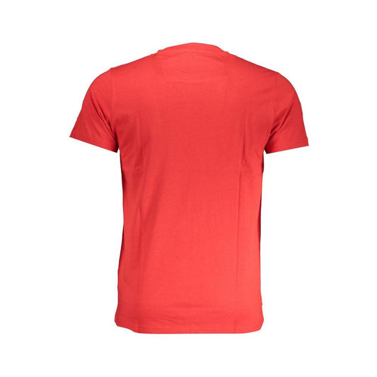 Cavalli Class Red Cotton T-Shirt Cavalli Class