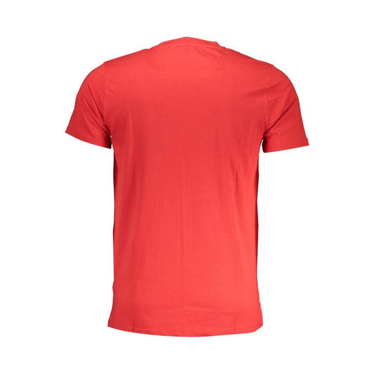 Cavalli Class Red Cotton T-Shirt Cavalli Class