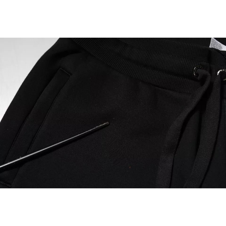 Dolce & Gabbana Black Modal Jogger Jogging Pants