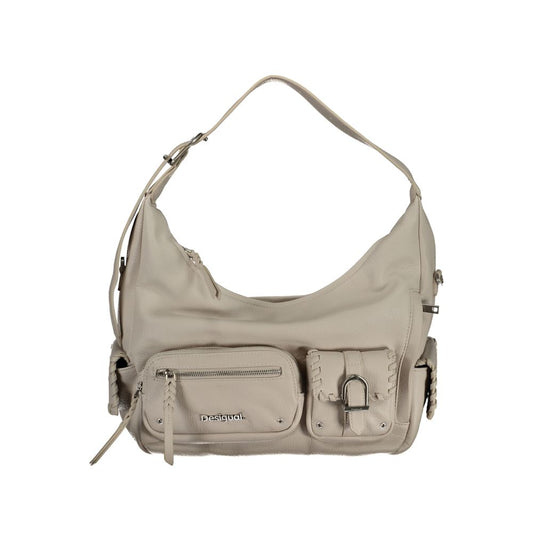 Desigual White Polyethylene Handbag Desigual