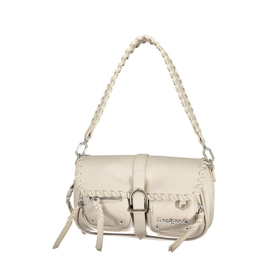 Desigual White Polyethylene Handbag Desigual