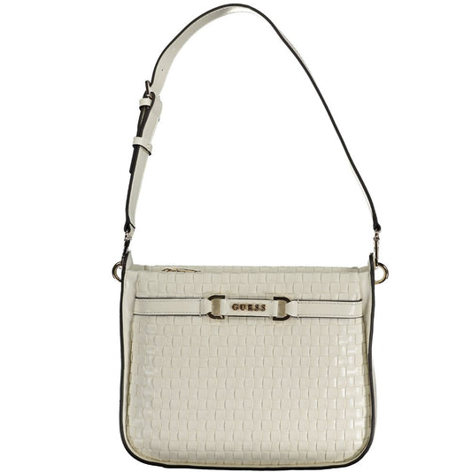 Guess Jeans White Polyethylene Handbag Guess Jeans