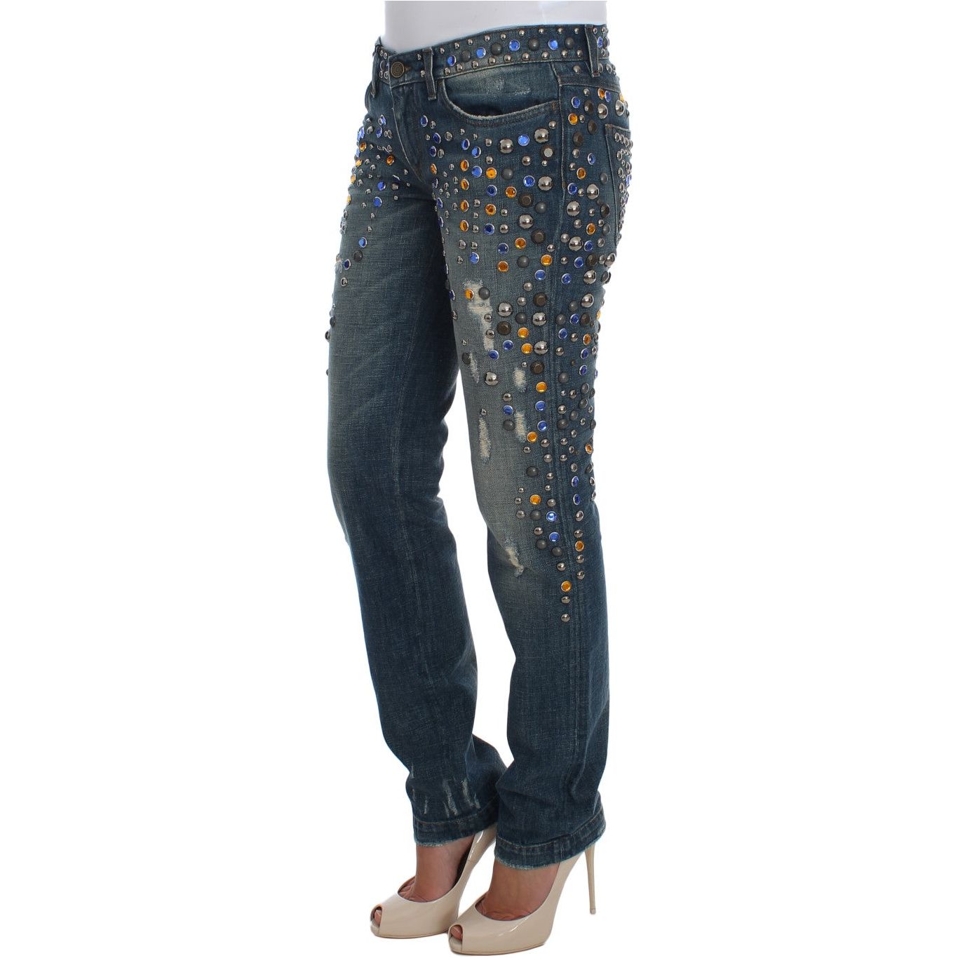 Enchanted Sicily Crystal Embellished Jeans