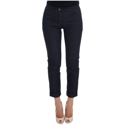 Dolce & Gabbana Polka Dotted Slim Capris Jeans
