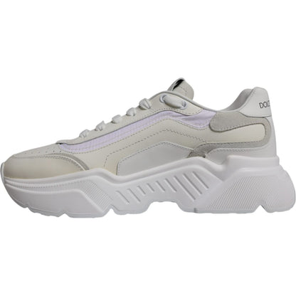 Dolce & Gabbana White Daymaster Low Top Sneakers Shoes