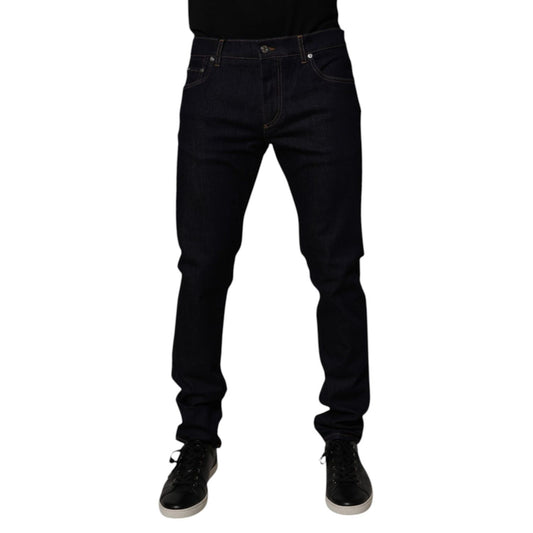 Dolce & Gabbana Black Cotton Stretch Men Skinny Denim Jeans 1728,67345645728,Black,Clothing,Dolce & Gabbana,IT52 | XL,Jeans & Pants - Men - Clothing,Jeans Denim - Clothing,Material: 98% Cotton 2% Elastane,Men,Men - Clothing,New with tags,Skinny Jeans - Je